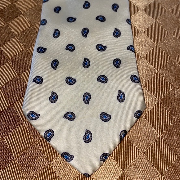 Elon Von Furstenberg paisley‎ neck tie